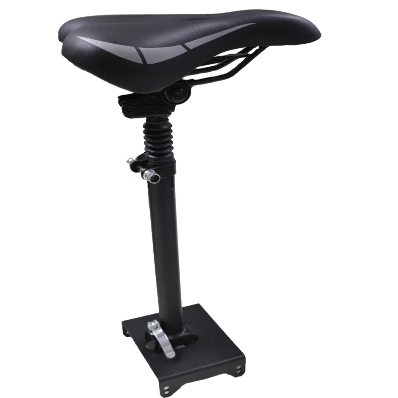 

Mobility E Scooter Shock Absorbing Saddle Extended Adjustable Folding Seat for ES1 ES2 ES4 Electric Scooter Seat, Black