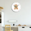 Cute 3D CartoonWall Clock Numerals Wood Wall Clock