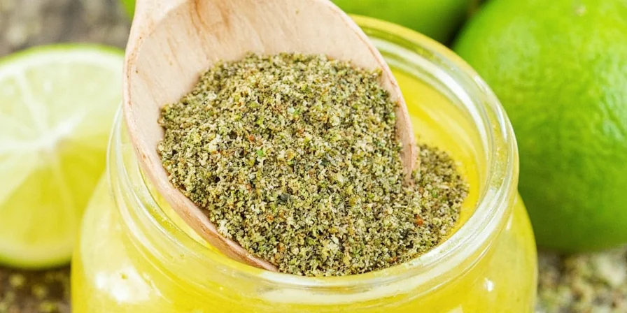 A bowl of popcorn seasoned with mojito seasoning and lime slices