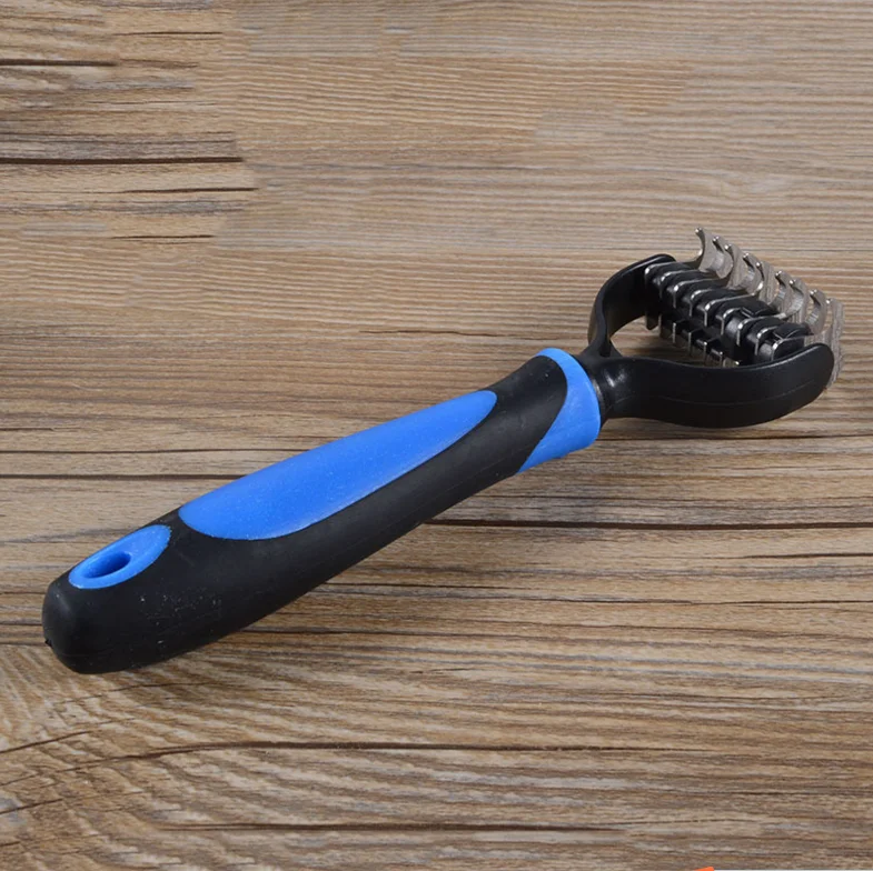 

Amazon hot sale Factory main product pet dog open knot massage self cleaning hair remover comb brush