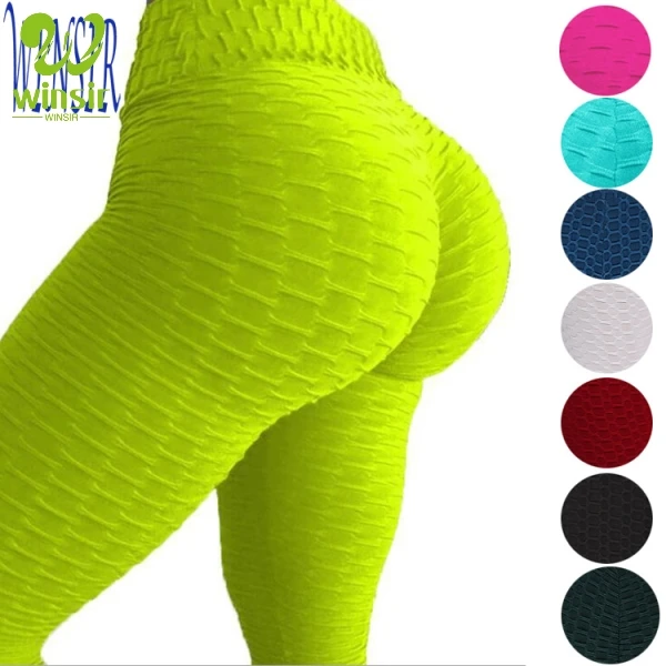 

plus size 3XL anti cellulite compression Fitness workout Booty Brazilian Scrunch Butt leggings for Women Yoga Pants Wholesale