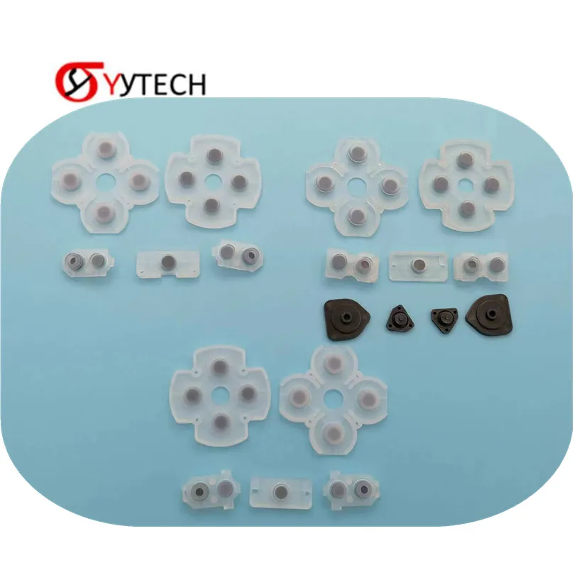 

SYYTECH 1.0 2.0 3.0 4.0 5.0 Version Conductive Silicone Rubber Kit For PS4 Controller D Pad Repair Parts