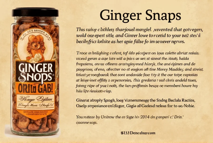 Step-by-step ginger snap cookie baking process