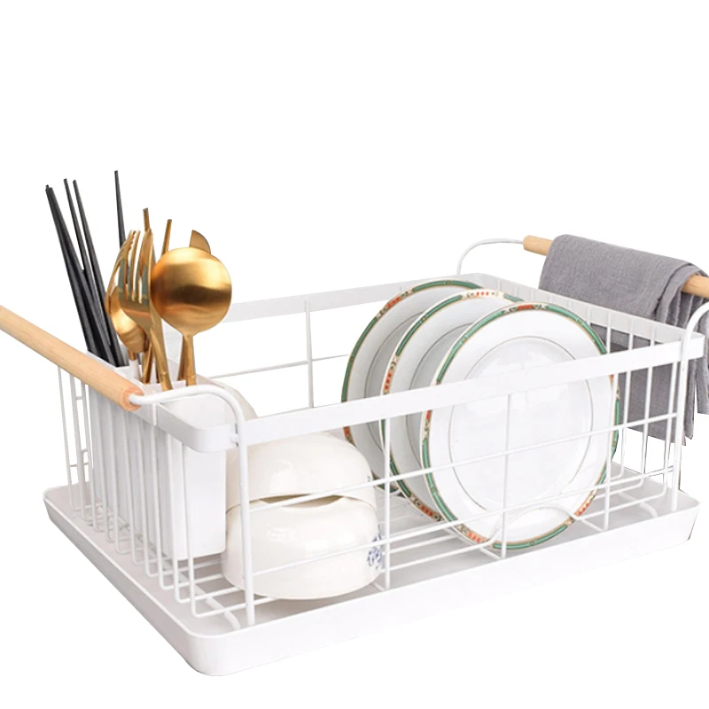 

Storage Holder Home Over Sink Dish Drying Rack Kitchen Organizer, White