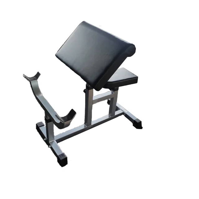 

Commercial Professional plate loaded Gym Equipment preacher curl bench, Customized color