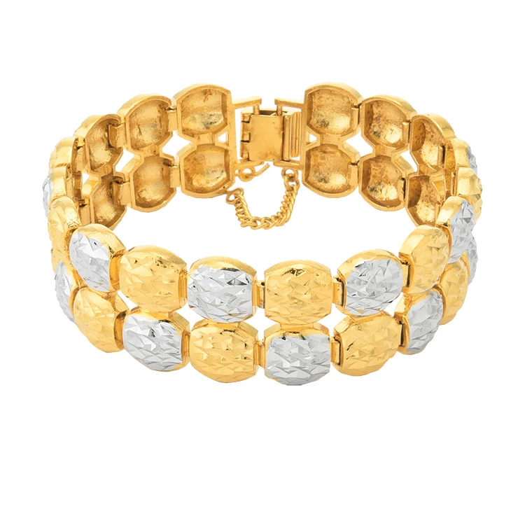 

JXX SSL-88-20N Factory Jewelry Wholesale 24K Jewelry Women Gold Plated Bracelet, 24k gold color plated
