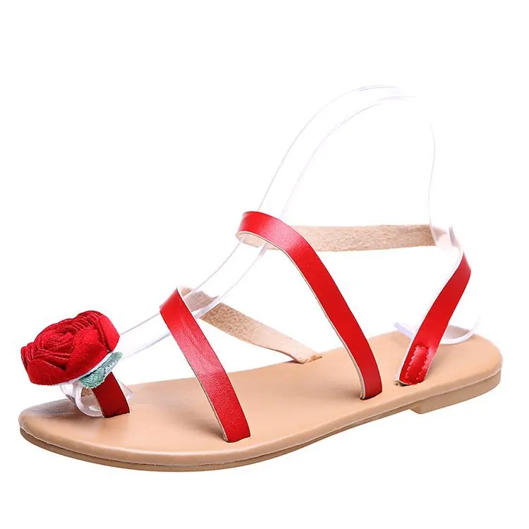 

New Style Summer Strappy Sandal for Woman Shoes Flat Heel Fashion Comfortable Sandal For Women And Ladies