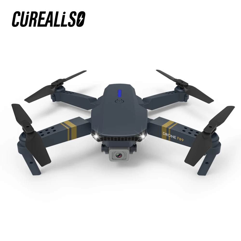 

2021 New style Children and Adults rc drone toy with dual Camera 20 minutes fly time WIFI FPV F89 rc drone