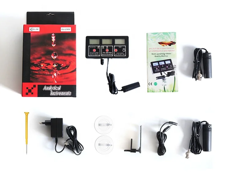 
Multi-parameter Digital PH meter Professional 7 in 1 Water Testing Meter Monitor ORP PH RH EC CF TDS TEMP Meter 