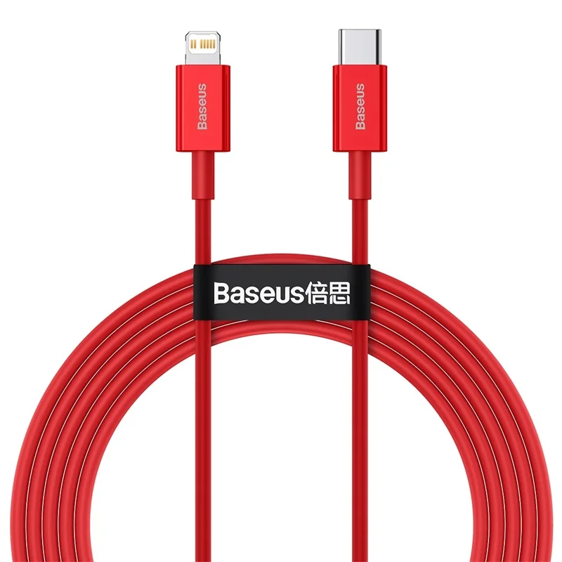 

Superior Series Fast Charging Type-C to iP PD 20W 2m Kablo Data Cable For Baseus