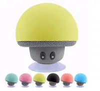 

Factory Supply Silicone Suction Cup Mini Wireless Bluetooth Portable Mushroom Speaker