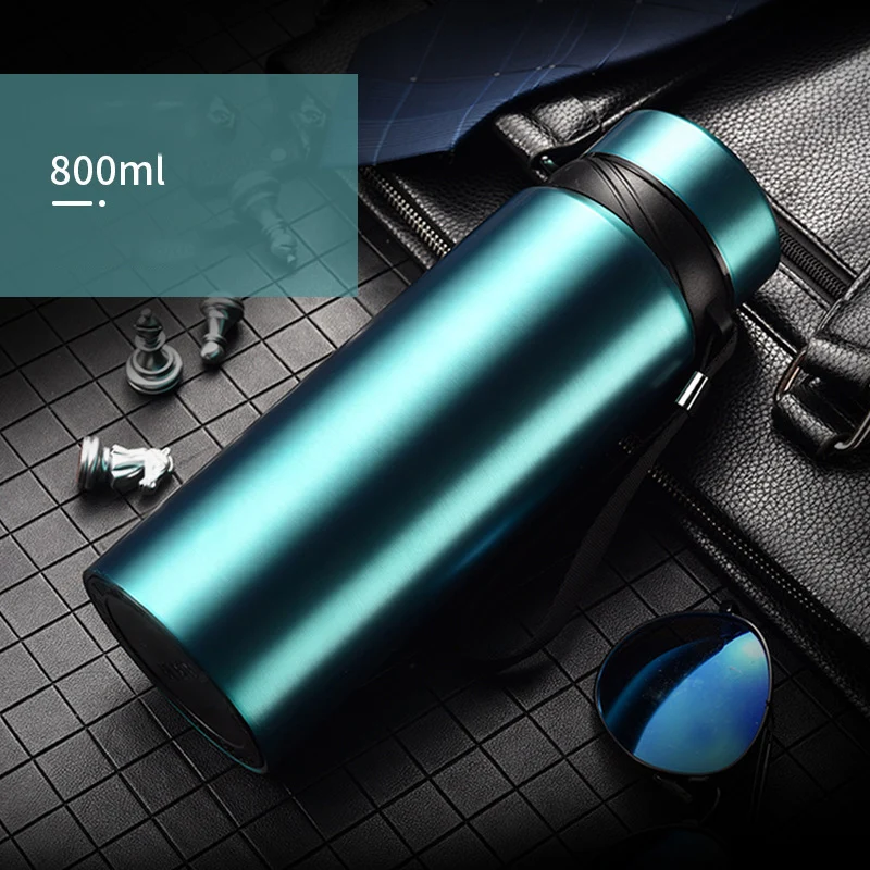 

BBA141Custom Logo High Capacity Portable Travel Cup Vacuum Stainless Steel Thermos Cup Men Outdoor Sport Kettle