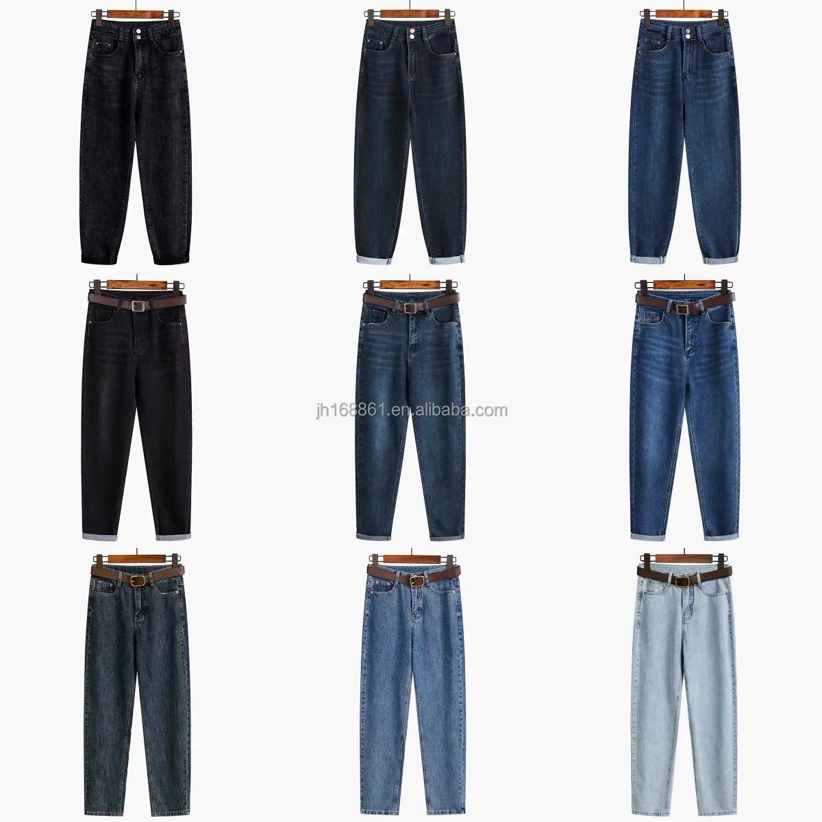 

Big sale high waist casual tight pure color sexy fashion denim jeans wholesale for women, Blue