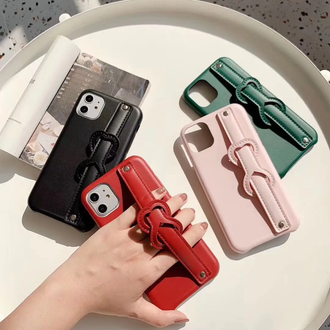 

Free Shipping Leather Strap Cell Phone Case for iPhone 12 11 for Huawei Samsung Xiaomi Mobile Phone Cover Bag Accessories