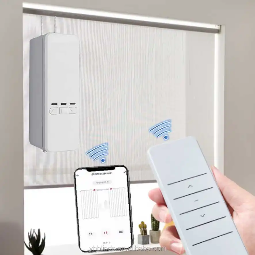 

google home alexa Yandex smart windoe blinds shades chain controller device