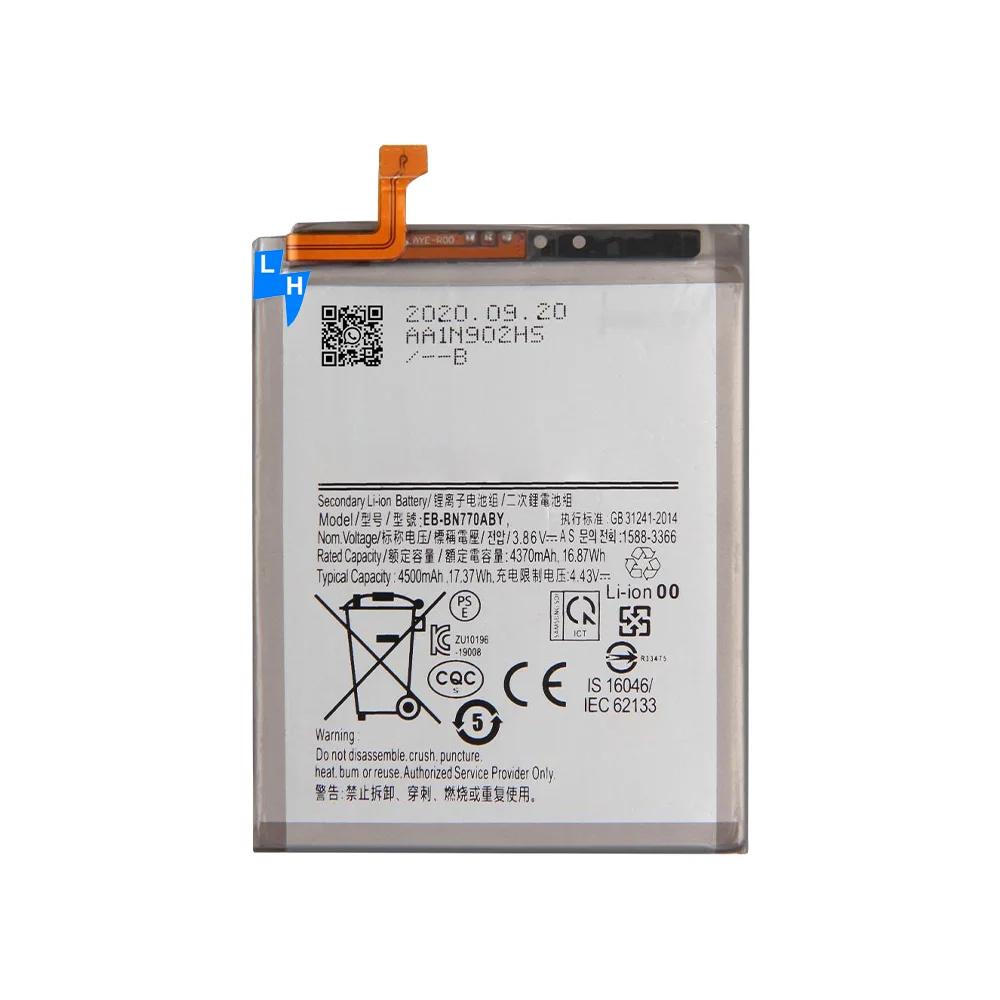 

4500mAh EB-BN770ABY SM-N770F mobile phone Battery for Samsung Galaxy NOTE 10 LITE battery