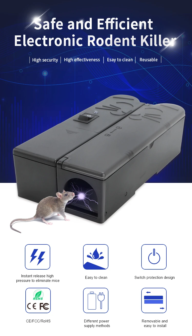 Hot Sale Manufacturer Wholesale Electric Mice 7000v Wired Mouse Killer ...