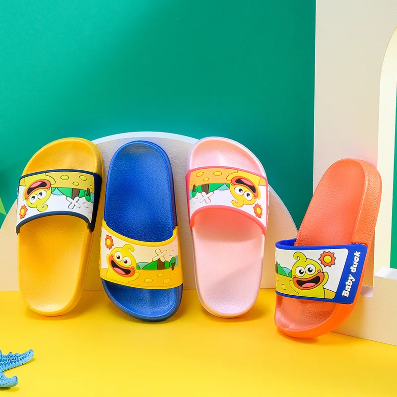 

2021 New Children's Slippers Summer Cartoon Indoor Bathroom Household Soft Bottom Boys' and Girls' Sandals Children's Home Shoes