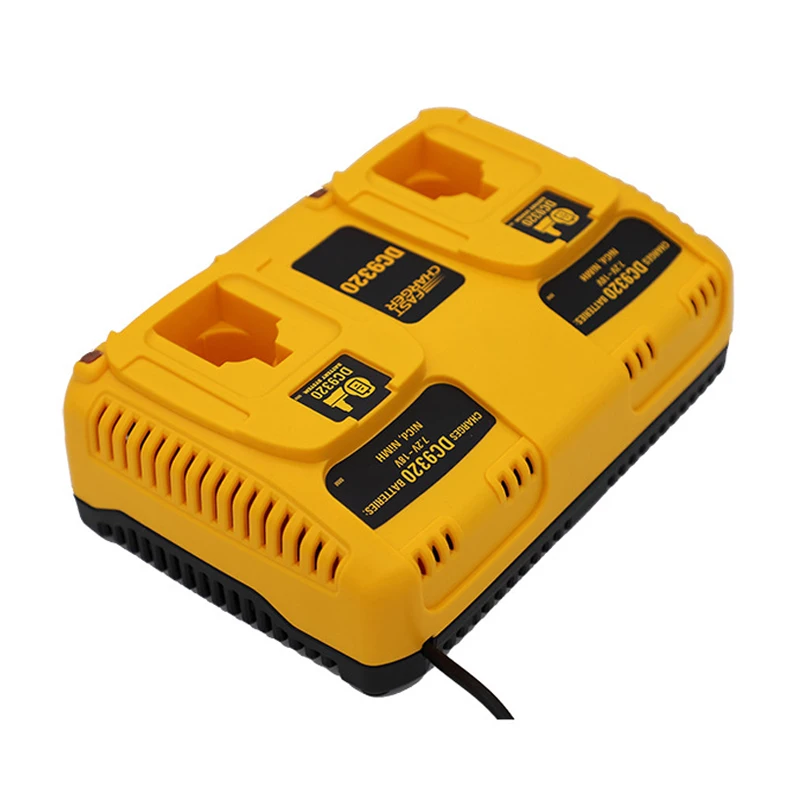 

7.2V-18V Dual Charger For De walt DC9320 DC9310 Ni-MH & Ni-CD Battery charger DW9057 DC9071 DC9091 DC9096 Battery Charger, Black or yellow