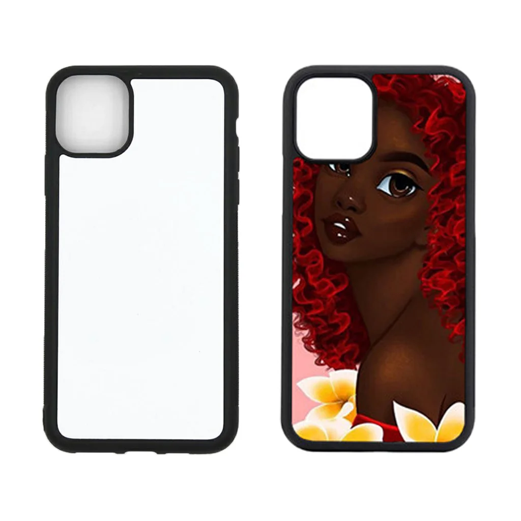 

Zhike for Coque Blank Fundas Para Celulares 2d TPU 2021 New Clear Cover Bulk Printing Black Girl iPhone Sublimation Phone Case
