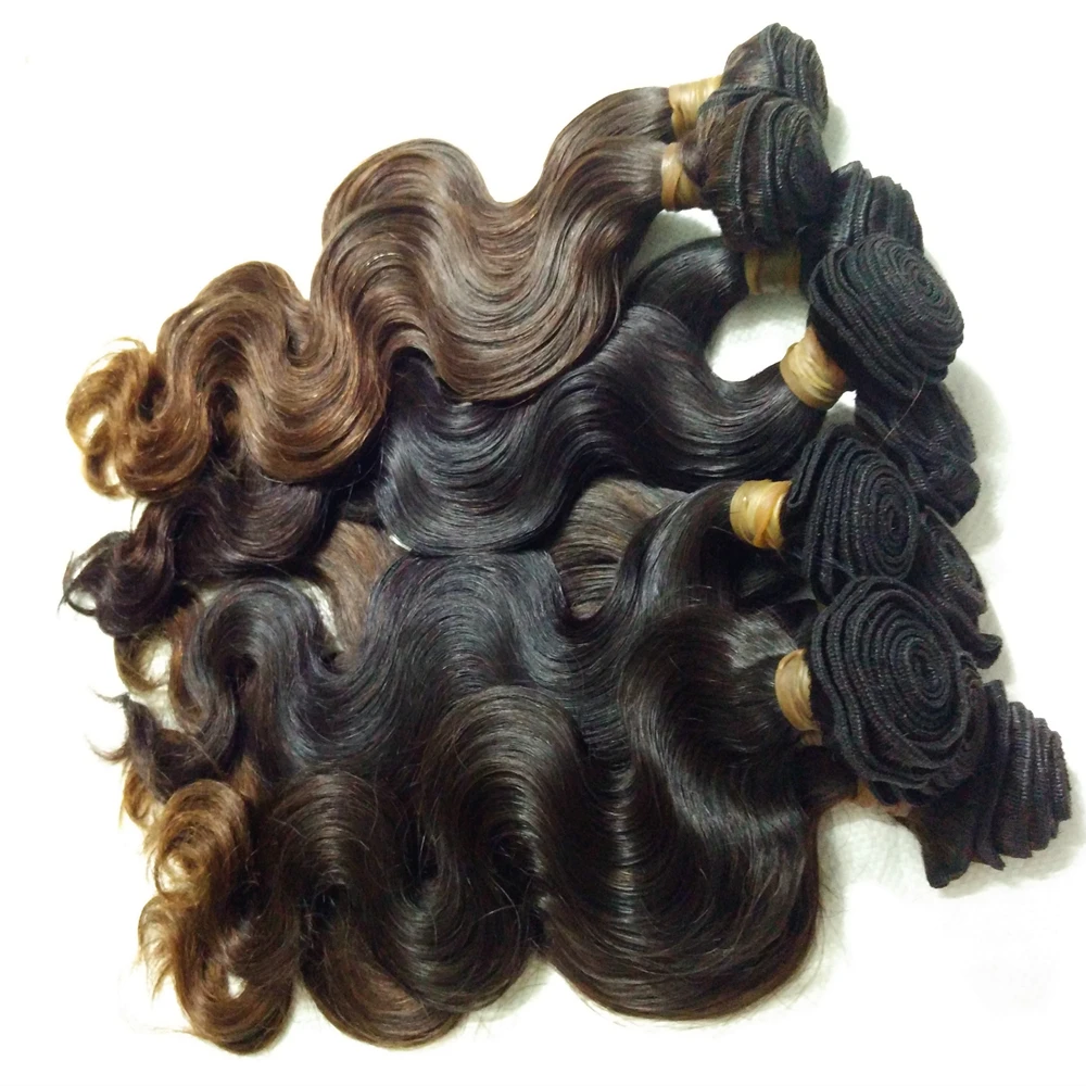 

10 PCS hair wholesale virgin unprocessed body wave hair weaving cheap brazilian copper dark brown hair extensions free shipping