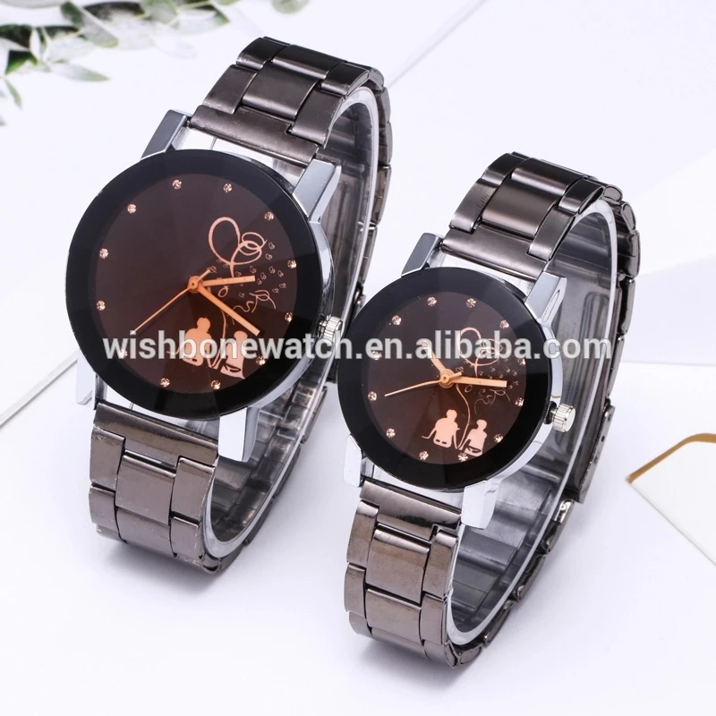3975 Couple Watches Fashion Lovers Watches Casual And Quartz Dial Clock Leather Wrist Watch