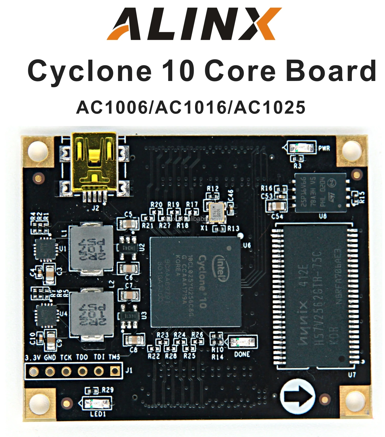 Intel Altera Cyclone 10 Fpga Core Board 10cl025 Alinx Brand Fpga ...