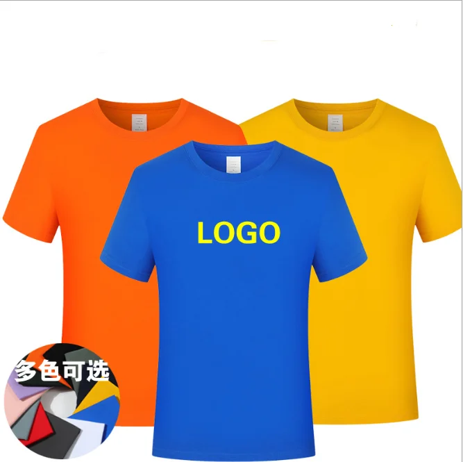 

wholesale cotton round neck t-shirt custom logo solid color summer wears t shirts custom printing plus size blank t-shirt woman
