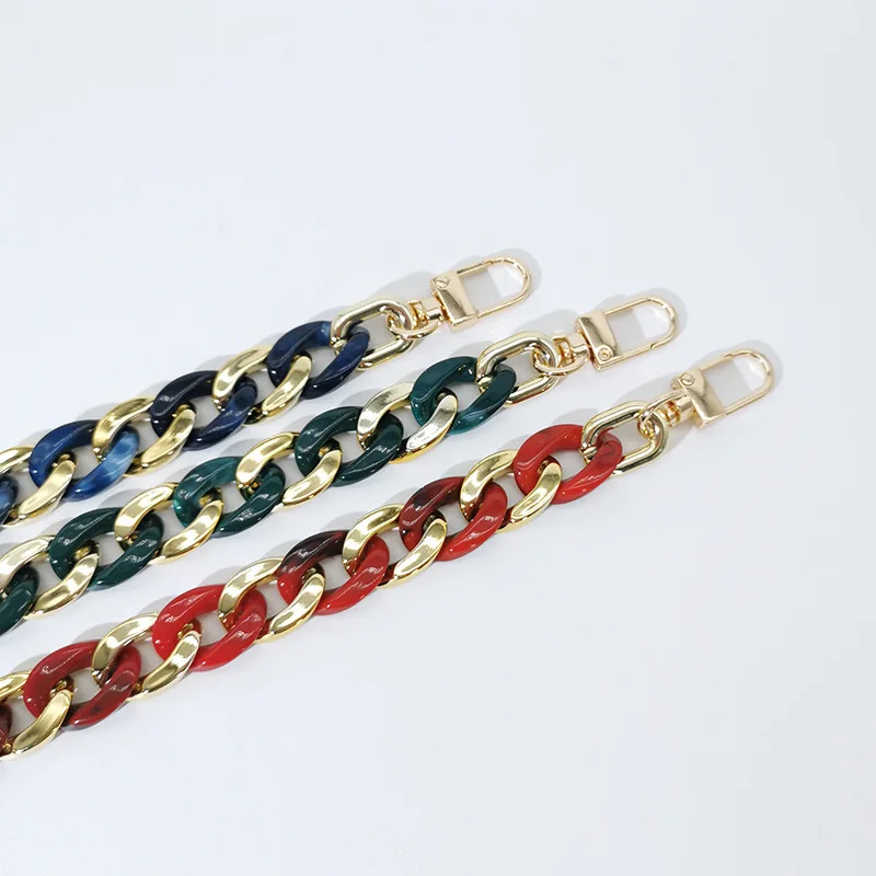

Ins Fashion New Arrival Resin Eyewear Chain Marble Color Masking Chain Sunglass Chain, As picture