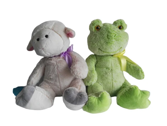 Wholesale Custom Stuffed Animal Sheep & Frog Toy Small Size Plush Toys Promotional Gift Toy