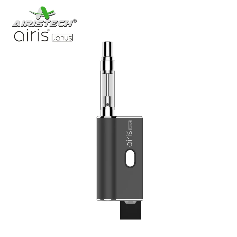 

Airistech Airis Janus 2 in 1 CBD 510 Thread Vape Pen Battery, Black+ silver brand