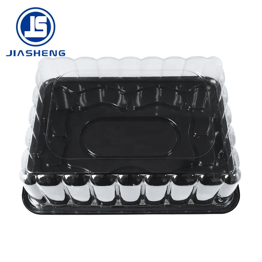 Clear Plastic Disposable Cake Containers,Tall Dome Detachable Lid