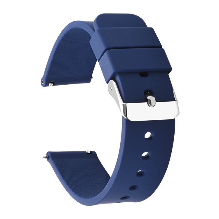 

New Arrival Silicone Rubber Watch Band Strap for Wrist Sport Watch, 8 colors in stock, other colors can be custom make