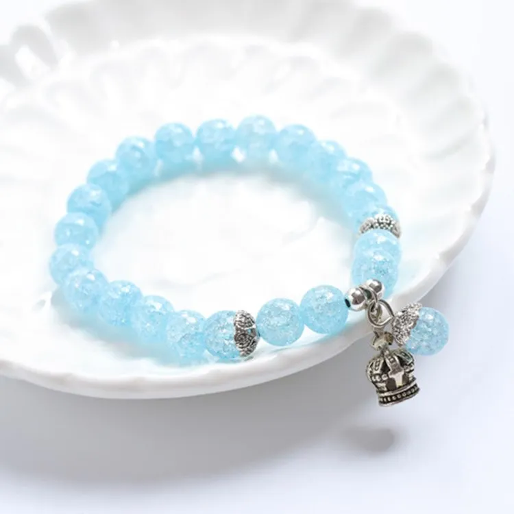 

People Favorite Jade Bead Bracelet Bangles Amethyst Beaded Advanced Gemstone Crystal Jade Bracelet Bangles, Same as picture