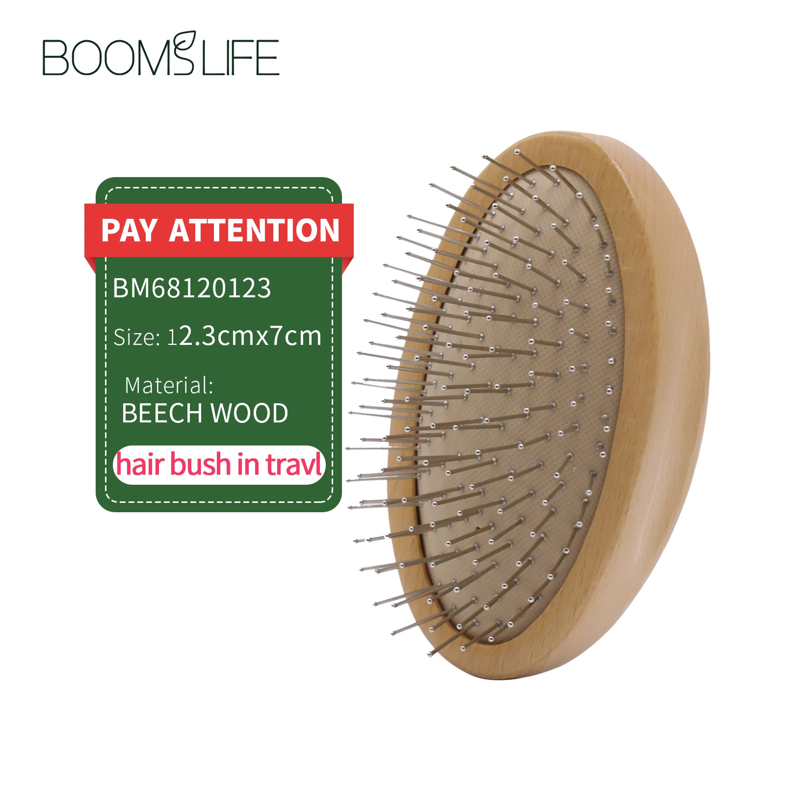 

scalp hair brush palm brush for women for travel comb wood Manufacturer private label for Women's Popular Hair Brushes