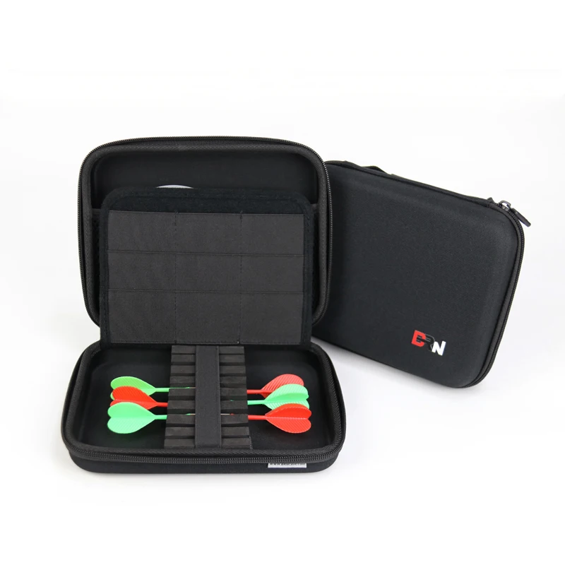 

New Black Color Large Capacity Dart Storage Case Custom Nylon Scratch Resistance Dart Boxes, Customized color