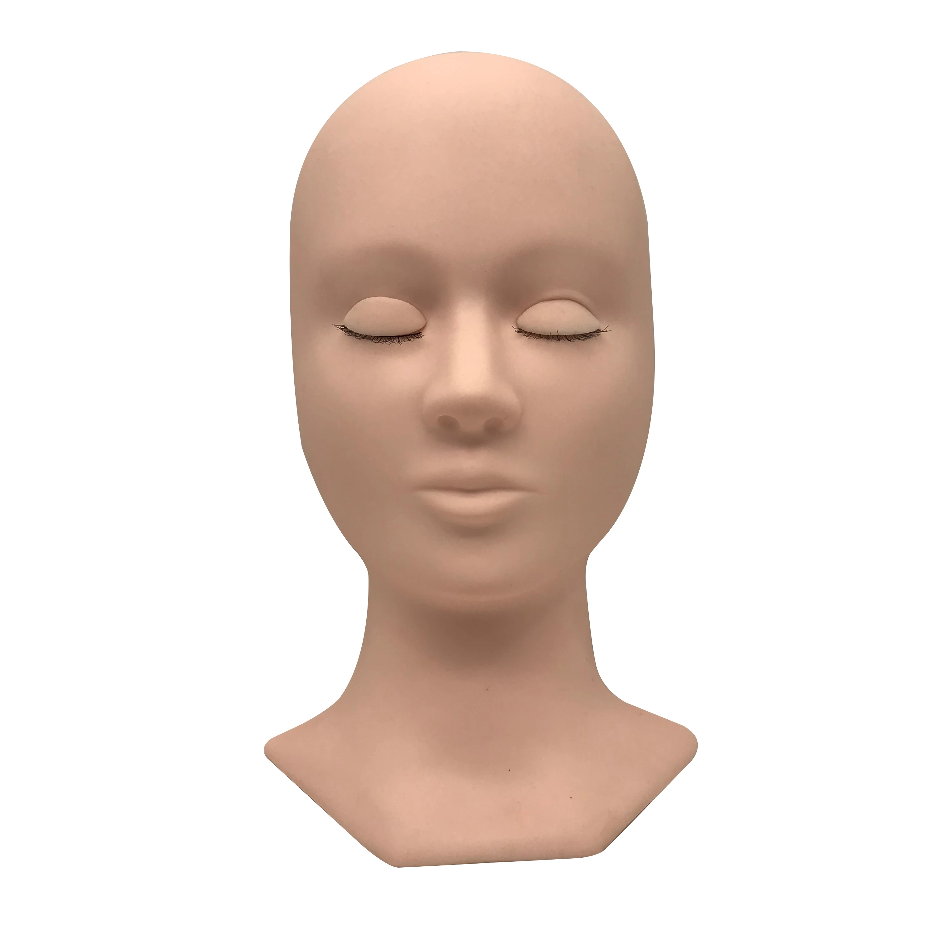 

lash mannequin removable eyelid training mannequin head eyelash mannequin with eyelids for eyelash extensions, White/skin/brown