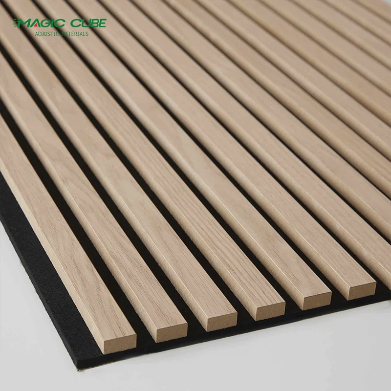 

Factory price vertical acoustic wood panel acoustic timber slats panel for wall decoration