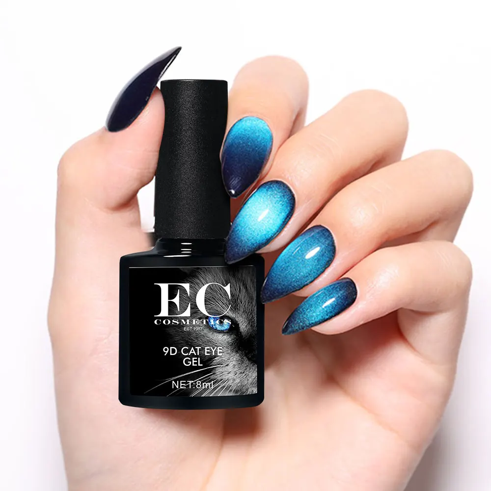 

Wholesale glitter nail temperature colour changing cat eye gel polish
