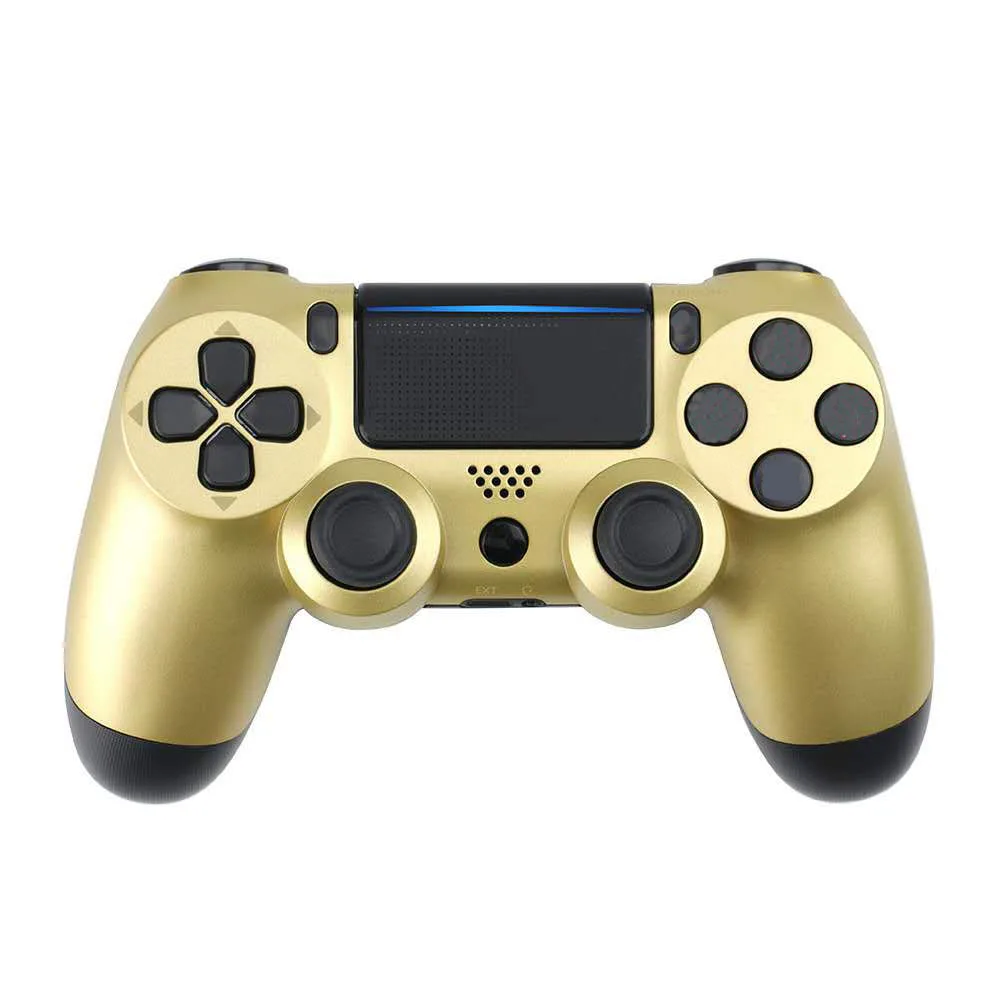 

High Quality Wireless Game Controller For PS4, Black red, black blue, black green