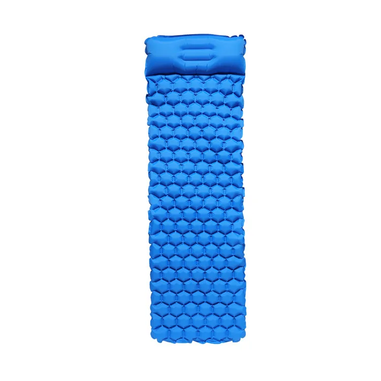 

Multi-purpose light weight TPU waterproof insulated sleep tracking air pad inflatable camping mattress mat, Blue ,green ,orange ,dark blue or customized color