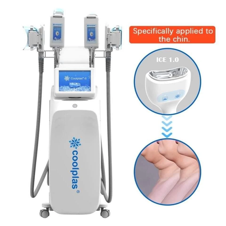 

4 Handles Cellulite Reduction Skin Tightening Weight Loss For Commercial stubborn fat freezing cryolipolisis coolplas