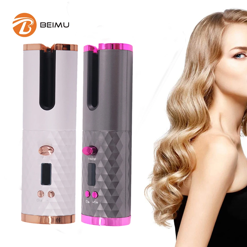 

Cordless High Quality Styler Curler Wand Clipper Hair Ethiopia Egg Role Automatic Hair Curler Portable Curling, Picture show