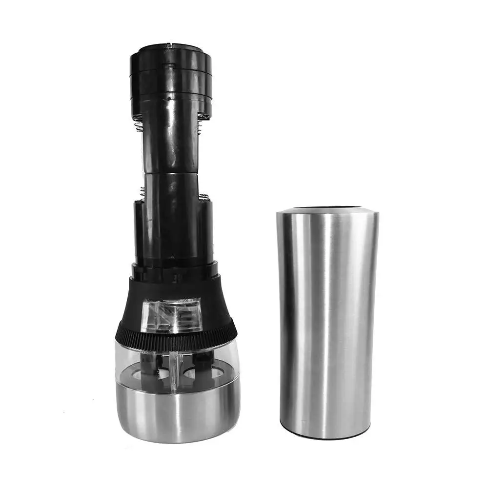 
2in1 Electric Salt and Pepper Grinder set gravity activated salt mills Battery Operated Automatic Pepper Mill 
