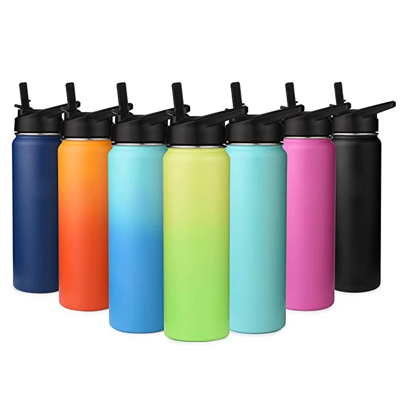 

2021 Manufacturer Insulated Outdoor Sports Drink Cola Shaped 18/8 Stainless Steel Water Bottles with Custom Logo, Customized color acceptable