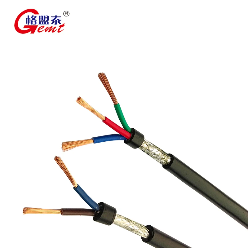 300v Rvvp Multi Core Shielded Cable And Wire 2 Core Flexible Shielded ...