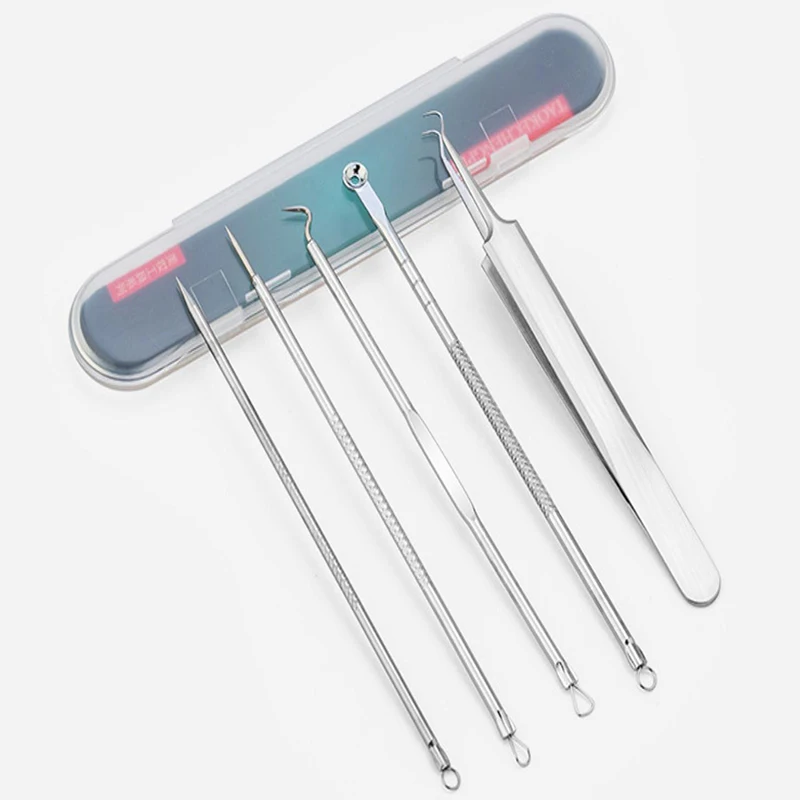 

5 PCS Stainless Steel Facial Needles To Remove Blackheads Micro Needle Acne Patch