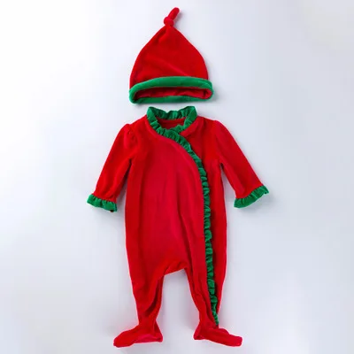 

F11148A european style Long-sleeved one-piece baby clothes for infants, 1/2