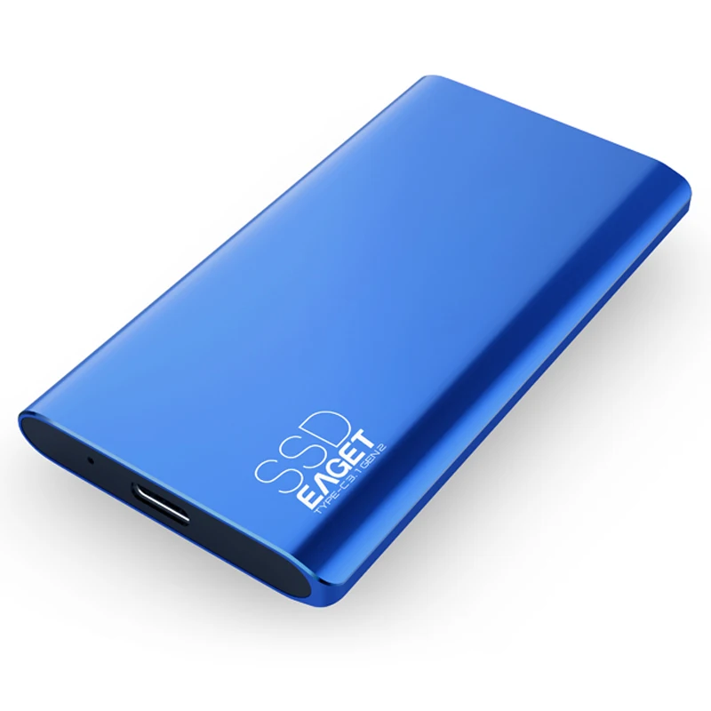 

EAGET M10 SSD Hard Drive External Solid State Drive 128gb/256gb/512gb/1tb for PC/Notebook Drive SSD Hard, Blue