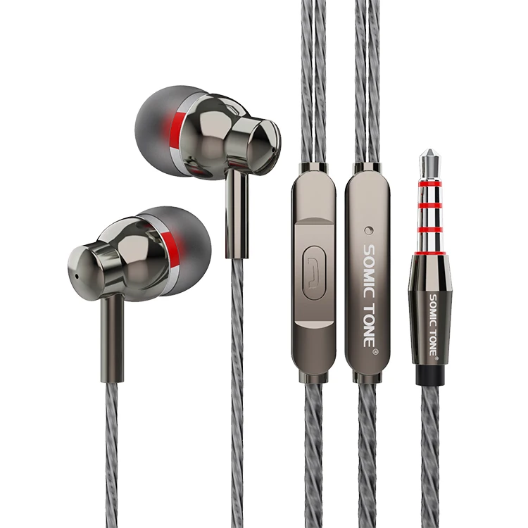

Noise Isolating in-Ear Headphones Powerful Heavy Bass High Definition Earphones, Black, white, blue, red or customized